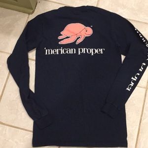 Merican proper t-shirt size XS